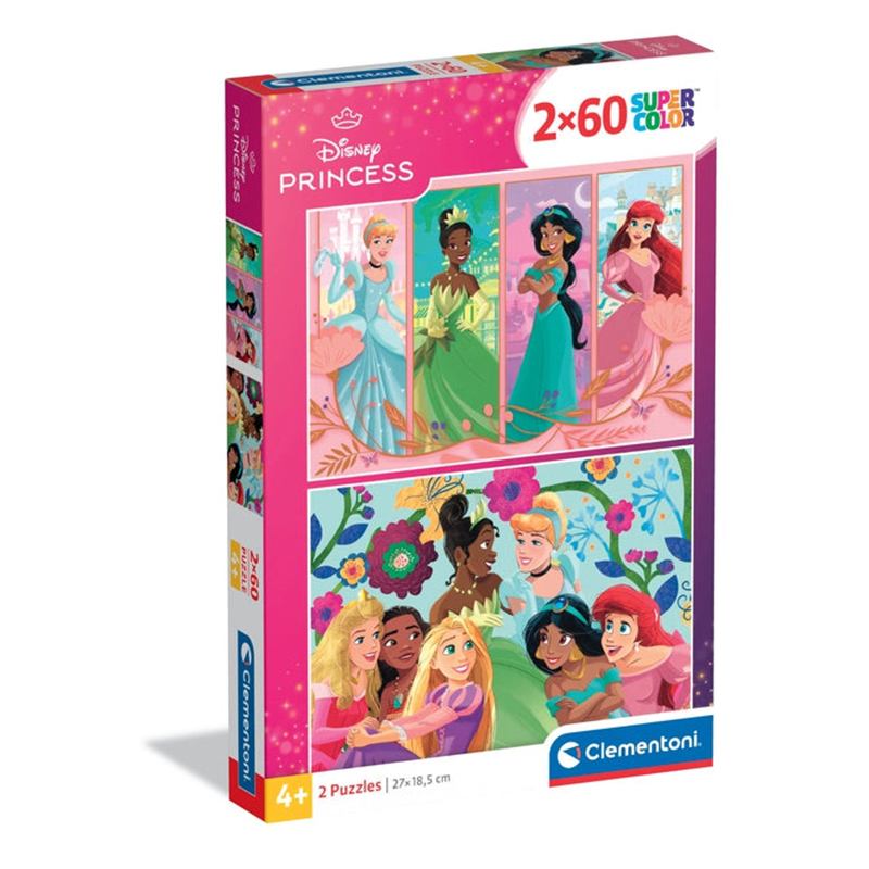Puzzle Disney Princess 2x60p