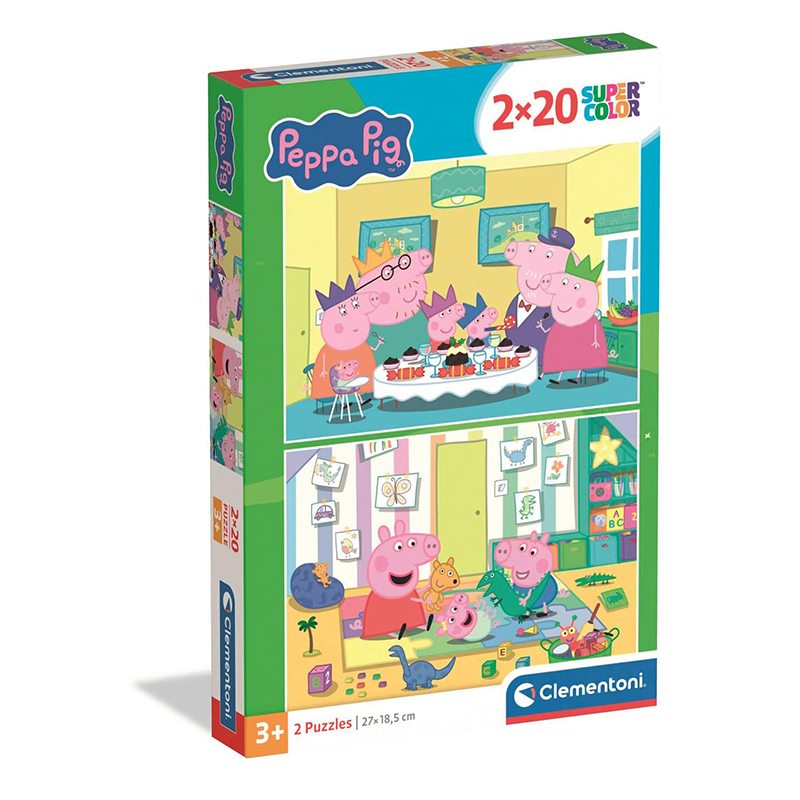 Puzzle Peppa Pig 2x20p