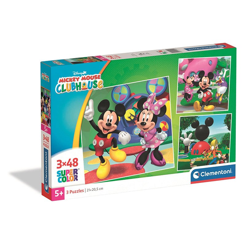 Puzzle Mickey Mouse 3x48p