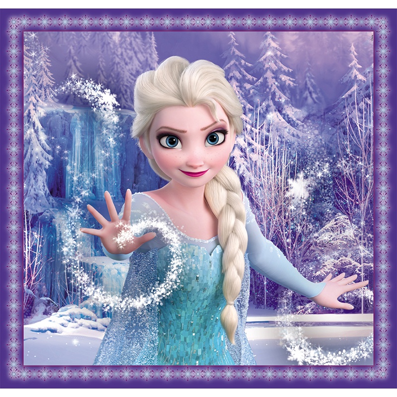 Puzzle 3x48p Square Frozen - Imagem 1