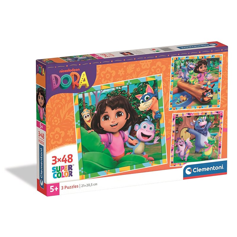 Dora Exploradora Puzzle 3x48p