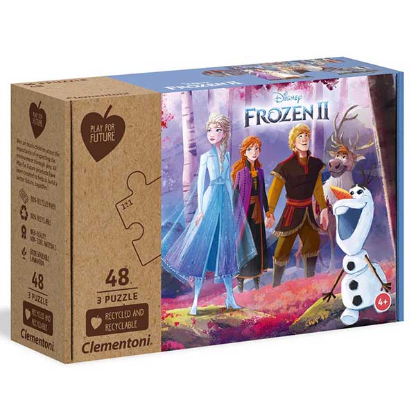 Frozen 2 Quebra-cabeças 3x48p - Imagem 1