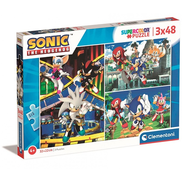 Sonic Puzzle 3x48p - Imagem 1