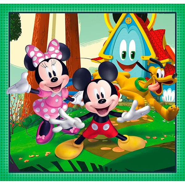 Mickey Quebra-cabeça 3x48p Disney - Imagem 1