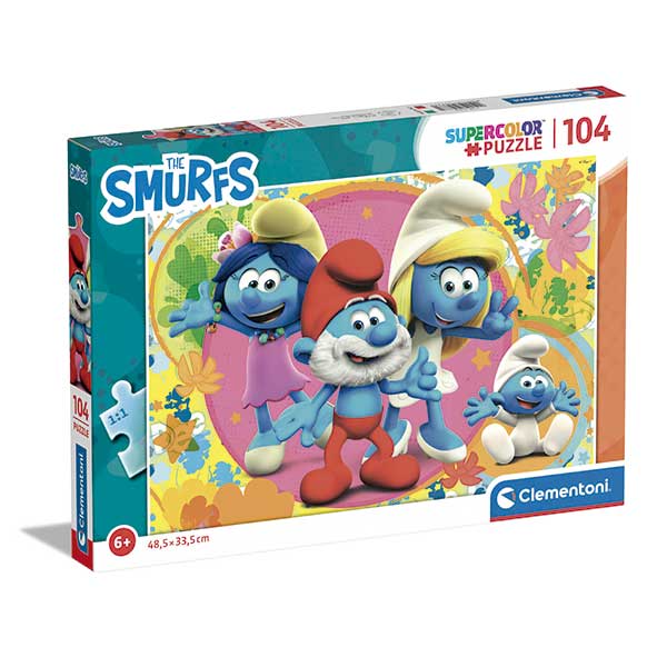 Smurfs Puzzle 104p - Imagem 1