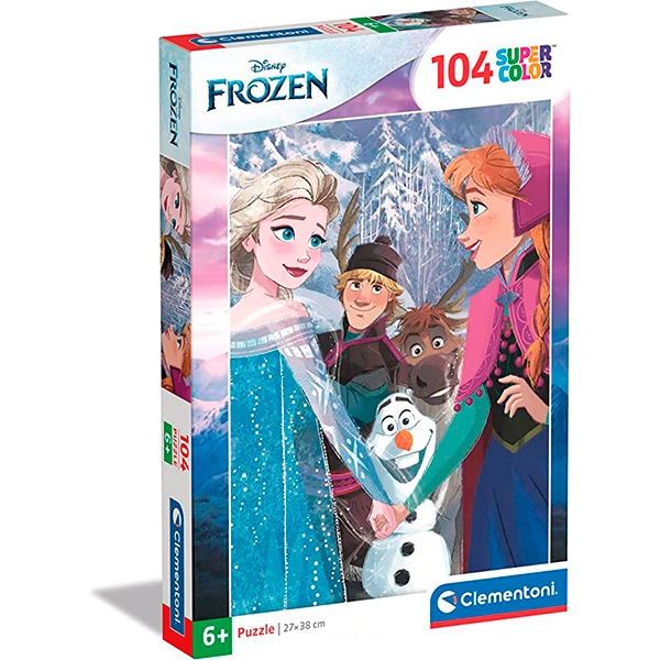 Puzzle Infantil 104 Frozen - Imagem 1