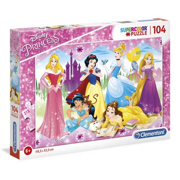 Disney Puzzle 104P Princesas #1 - Imagem 1