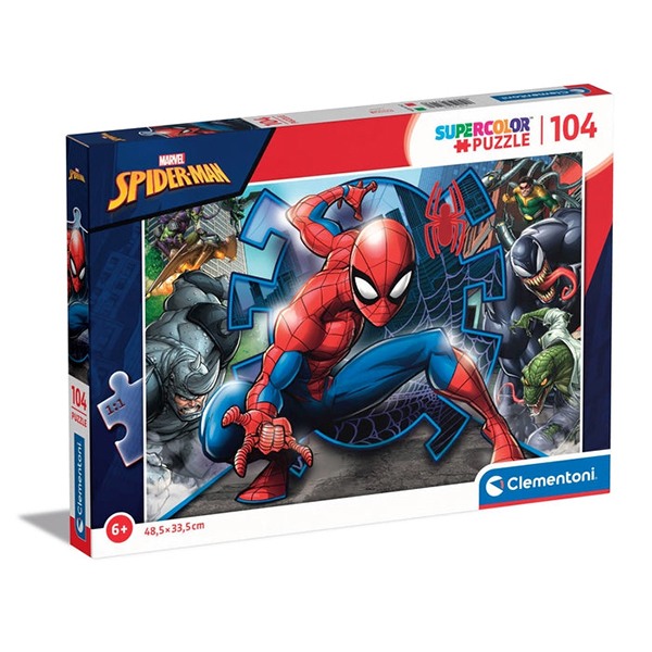 Puzzle Infantil 104 Spider-Man - Imagem 1