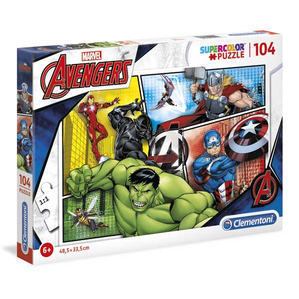 Os Vingadores Puzzle 104P Avengers - Imagem 1