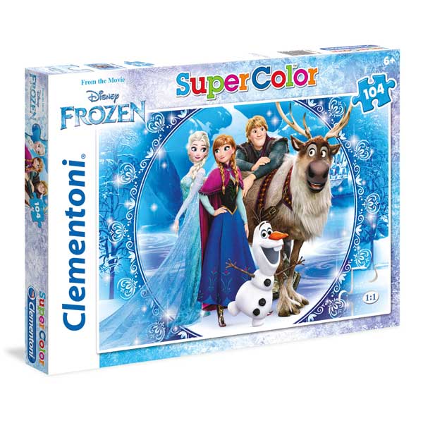 Puzzle 104p Frozen Make Your Own Magic - Imagen 1