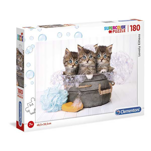 Puzzle 180p Lovely Kittens - Imagen 1