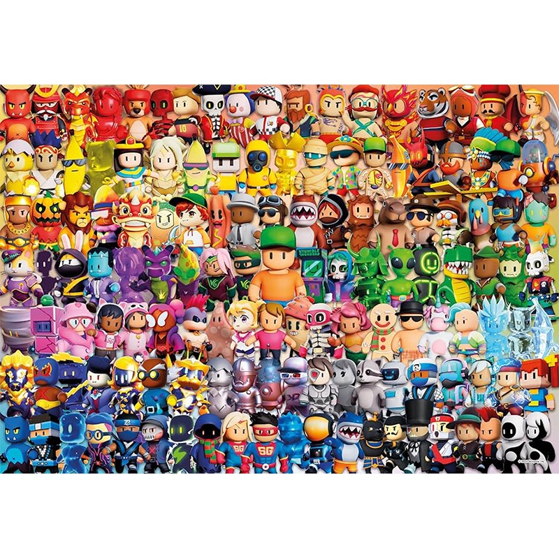 Impossible Stumble Guys Puzzle 180p - Imagen 1