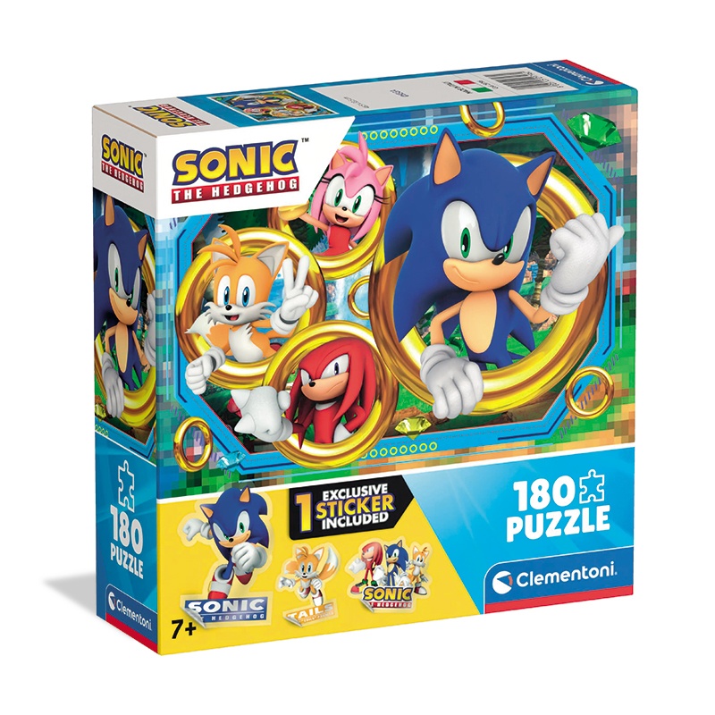 Puzzle 180p Caixa Quadrada Sonic