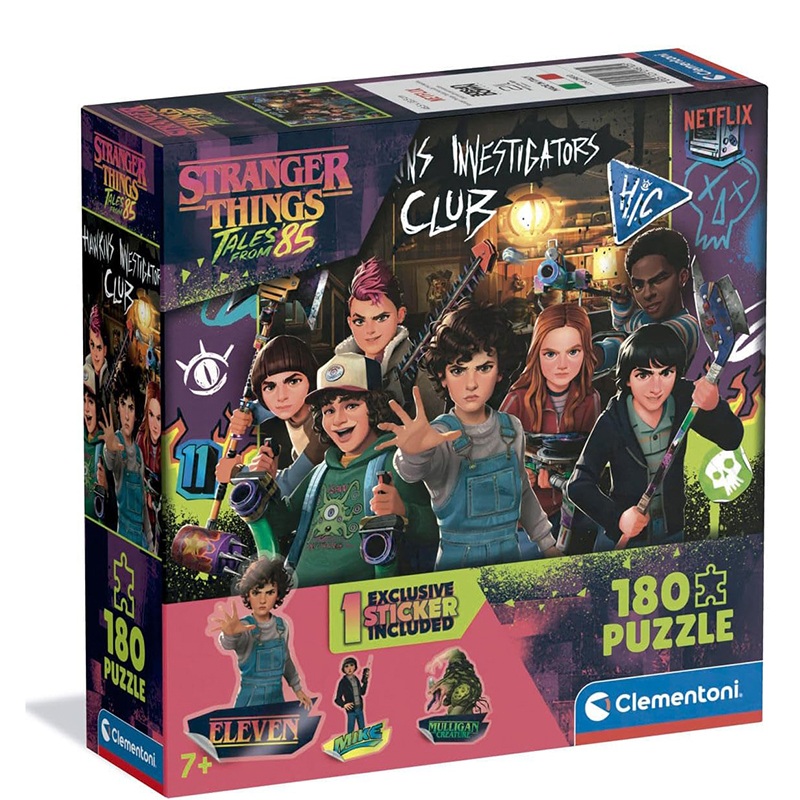 Stranger Things Puzzle 180p Tales from 85