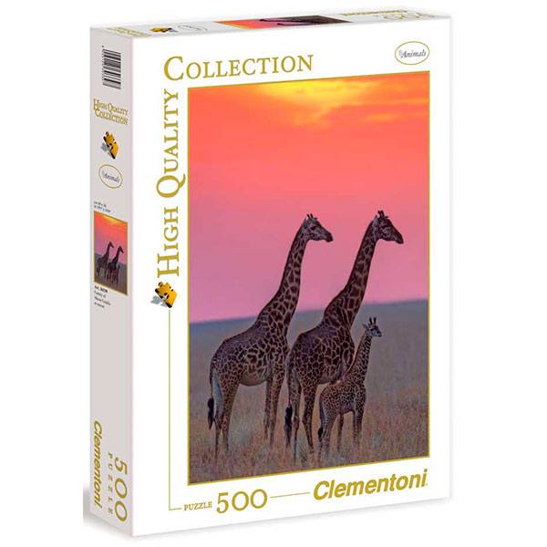 Puzzle 500p Familia de Girafes - Imatge 1