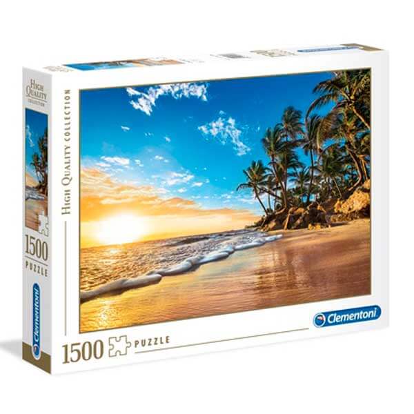 Puzzle 1500p Amanecer Tropical - Imagen 1