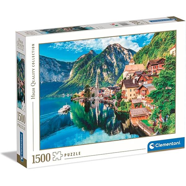 Puzzle 1500p Hallstat Montaña sobre Lago - Imagen 1
