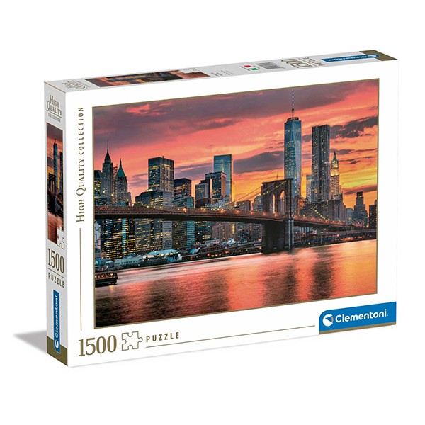 Puzzle 1500 Piezas East River At Dusk - Imagen 1