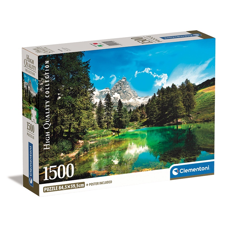 Puzzle 1500p Blue Lake Compact Box