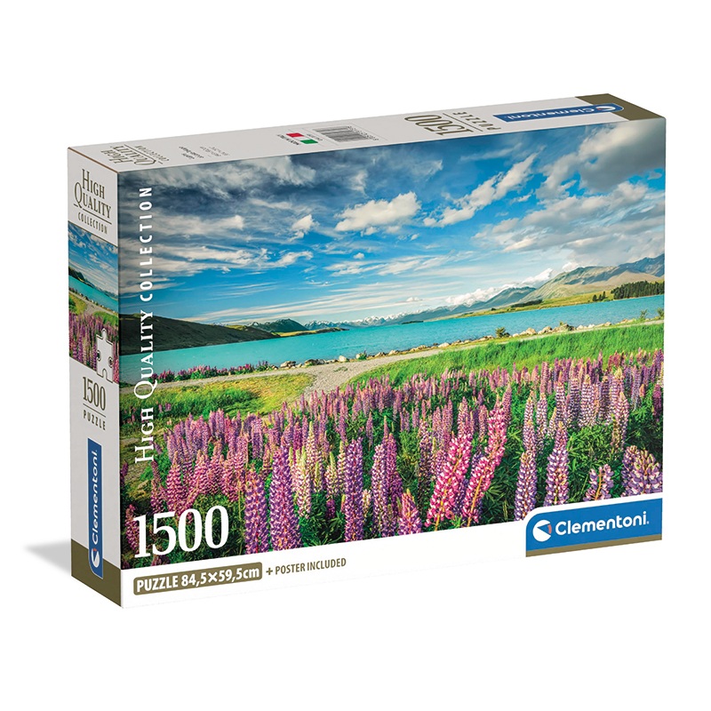 Puzzle 1500p Lupines at Lake Tekapo 
