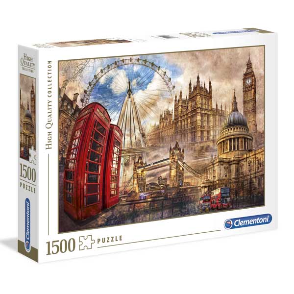 Puzzle 1500p Londres Vintage - Imatge 1