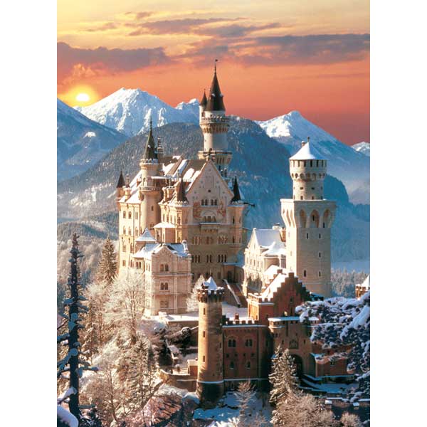 Puzzle 1500p Castillo Neuschwanstein - Imagen 1