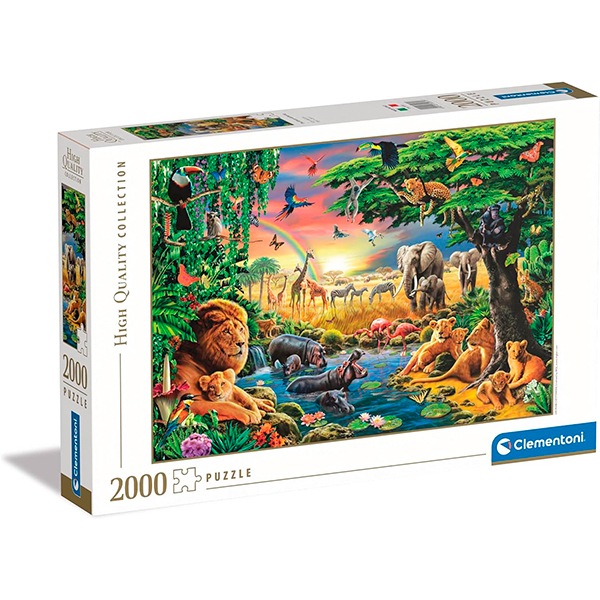 Puzzle 2000p The African Gathering - Imagen 1