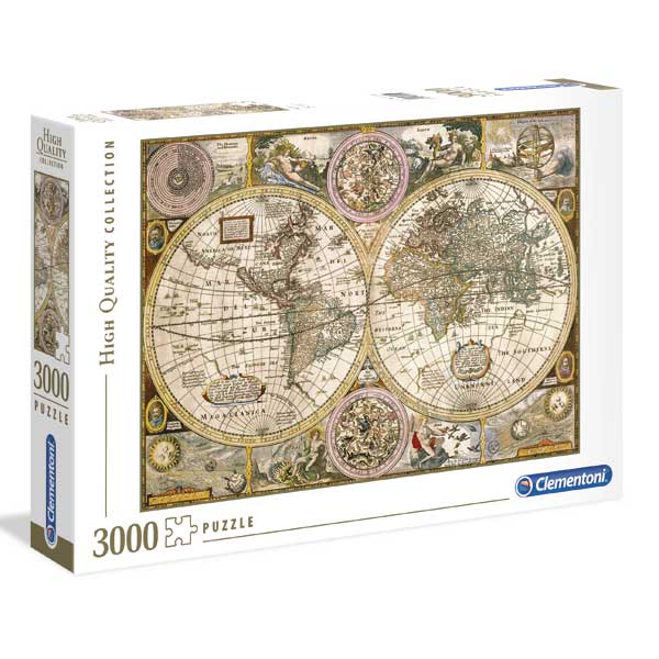 Puzzle 3000p Mapa Antiguo - Imagen 1