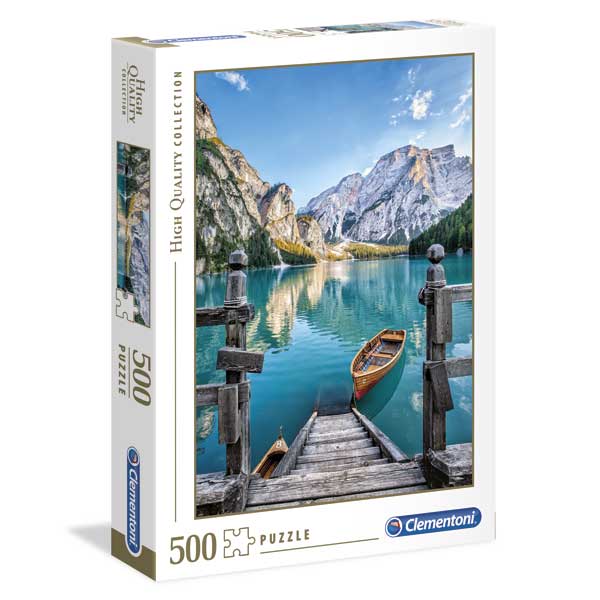 Puzzle 500p HQ Lago Braies - Imagen 1
