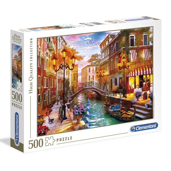 Puzzle 500P Pôr Do Sol Em Veneza - Imagem 1