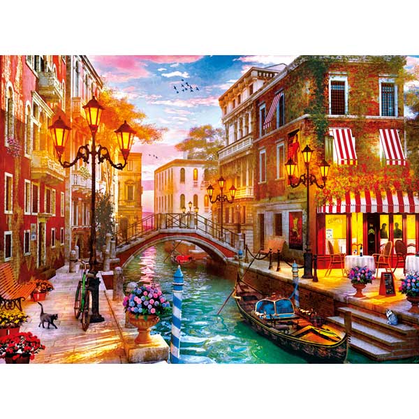 Puzzle 500p Atardecer en Venecia - Imagen 1