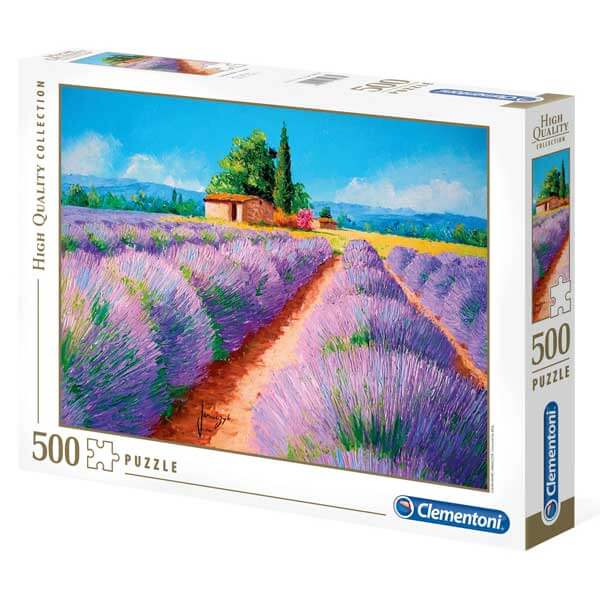 Puzzle 500p Campos Lavanda - Imagen 1