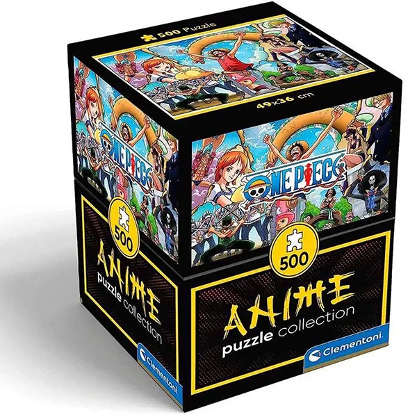 Puzzle Anime One Piece 500 peças Cubo - Imagem 1