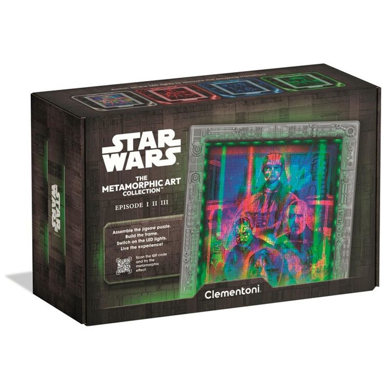 Star Wars Puzzle - The Metamorphic Art I-Colection I-II-III com led