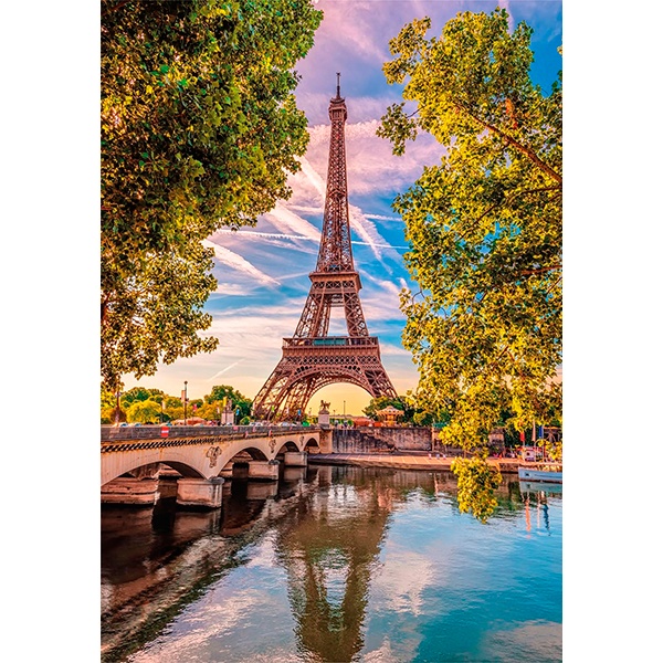 Puzzle 500p Along the Seine París - Imatge 1