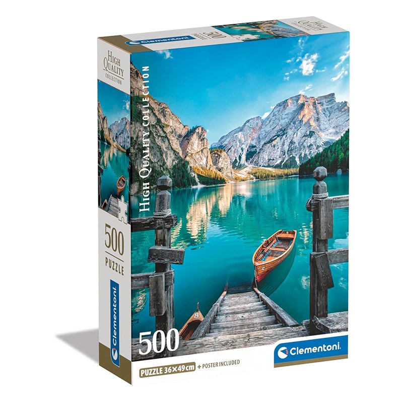 Puzzle Lago Braies 500p