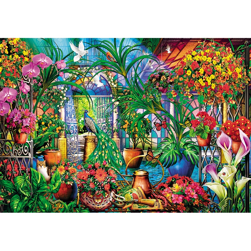 Puzzle 500p Greenhouse - Imagen 1