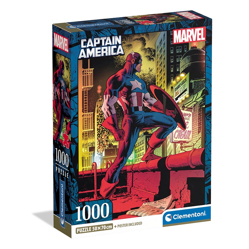 Puzzle 1000p Marvel Capitão América