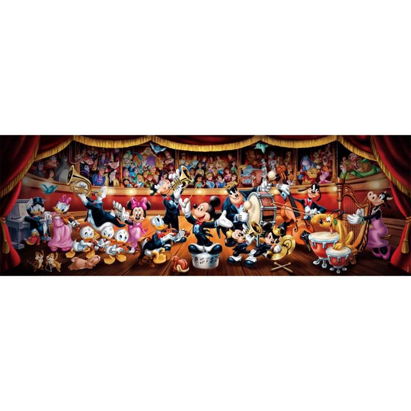 Puzzle Disney Orquestra Panorámico 1000p - Imagen 1