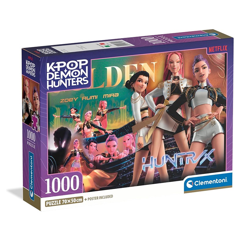 K-POP Demon Hunters Puzzle 1000p