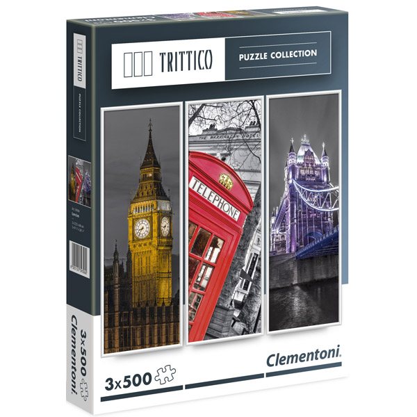 Puzzle 3x500 Londres - Imatge 1
