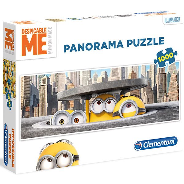 Puzzle 1000p panorámico Minions - Imagen 1
