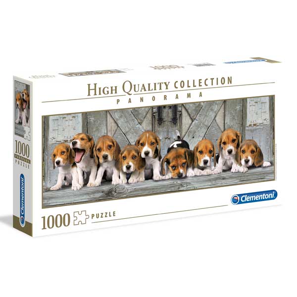 Puzzle 1000p Beagles Panoramico - Imagen 1