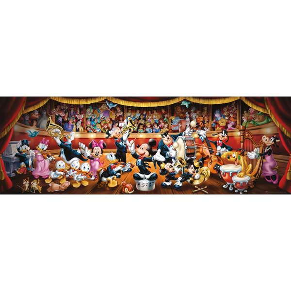 Disney Puzzle 1000P Orquestra Disney Panorâmico - Imagem 1