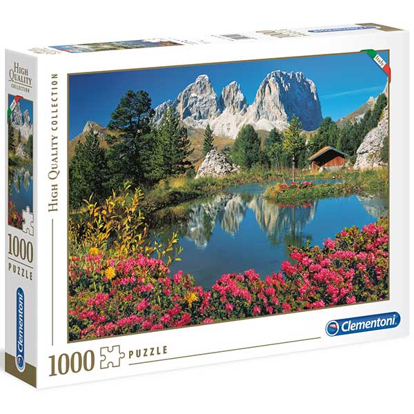 Puzzle 1000p Italia Passo Pordoi - Imatge 1