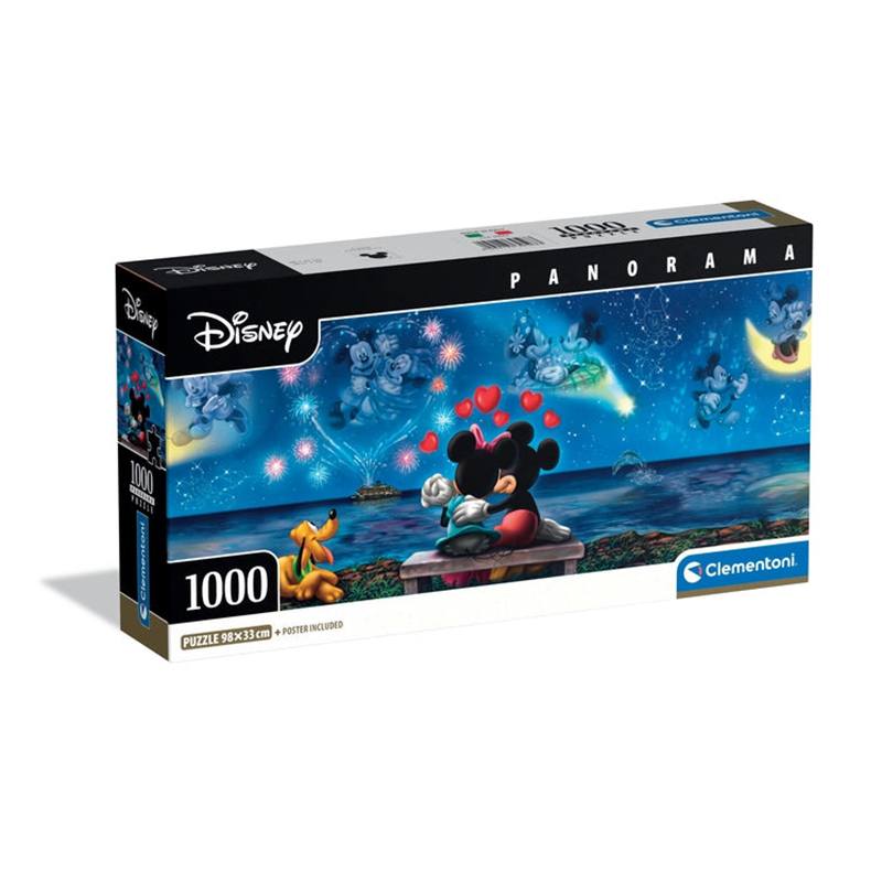Puzzle Mickey y Minnie Panorámico 1000p
