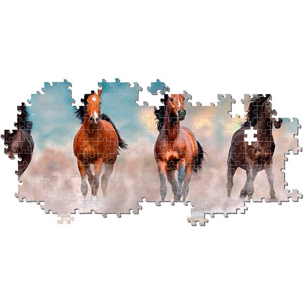 Puzzle 1000p HQC Horses Panorama - Imagem 2