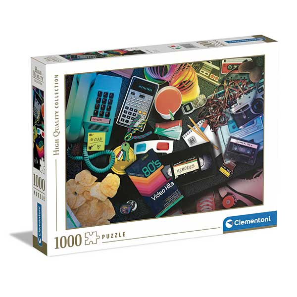 Puzzle 1000p Nostàlgia 80s - Imatge 1