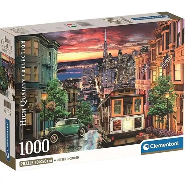 Puzzle 1000p HQC San Francisco - Imagem 1