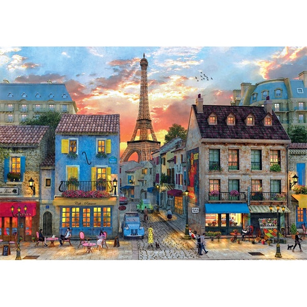 Puzzle Calles de París 1000p - Imagen 1